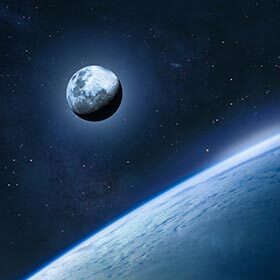 La lumière prend 4 secondes pour se rendre de la Terre à la Lune.