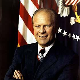 Gerald Ford, qui a succédé à Richard Nixon, est le seul président à n’avoir été élu ni à la présidence ni à la vice-présidence.