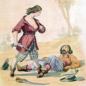 La pirate Mary Read est morte en tentant de s’échapper de prison.