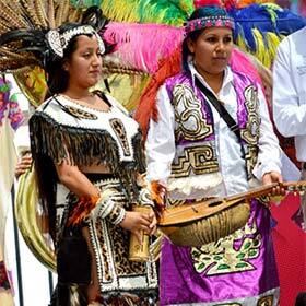 The Nahuas make up the largest Amerindian group in Mexico.