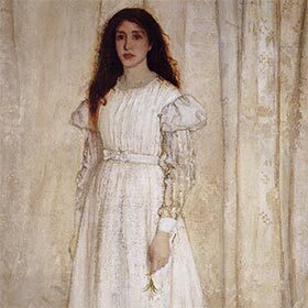 The painting The White Girl, by Whistler, was rejected by the Salon des refusés.