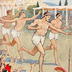 Slaves who won an Olympic competition also won their freedom.