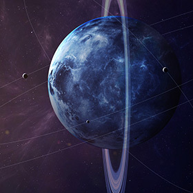 Uranus has 3 moons.