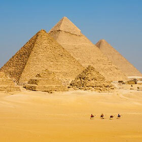 C’est en Égypte que l’on trouve le plus grand nombre de pyramides.