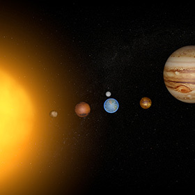 Mercury, the planet closest to the Sun, is the hottest.