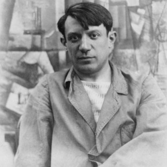 Picasso’s Spanish nationality helped him avoid fighting in the First World War despite the fact that he was living in France.