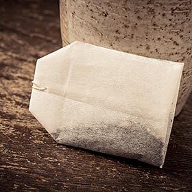 The tea bag was introduced by mistake.