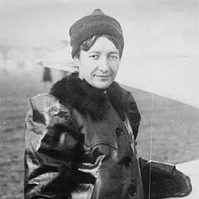 Marie Marvingt was the first female war pilot.