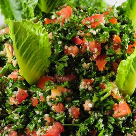 Tabbouleh comes from Lebanon and Syria.