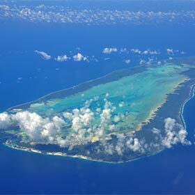 More than 150,000 giant tortoises live in the Aldabra Atoll (Seychelles).