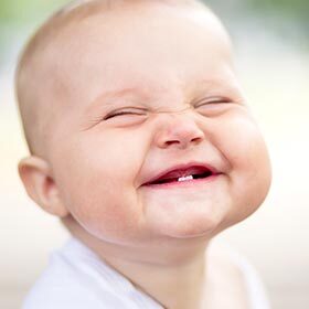 Smiling is an innate ability in babies.