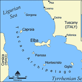 Après avoir abdiqué une première fois, Napoléon « a régné » sur la petite île d’Elbe.