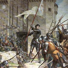 Joan of Arc fought in the Seven Years’ War (1756‑1763).