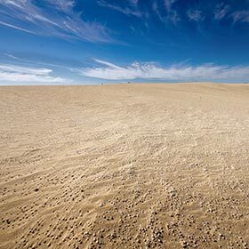 One-third of Earth’s land surface is partially or totally arid.