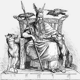 Odin est le dieu principal de la mythologie nordique.
