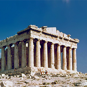 The Pantheon was built in Athens on the initiative of the great strategist Pericles.