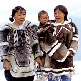 The ancestors of the Inuits arrived in America before the ancestors of the Amerindians.