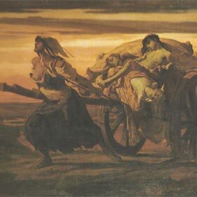 The Black Death stopped the expansion of the Viking Empire.