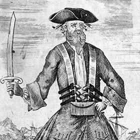 Barbe-Noire a été tué par des requins.