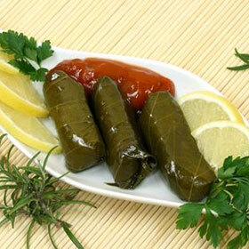 Dolmas are stuffed spinach leaves.