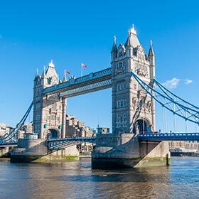 The Rhine flows through London.
