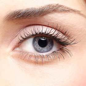 The black dot in the center of the eye is called the iris.