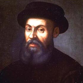 Ferdinand Magellan’s crew completed the first round-the-world trip without their captain, who died during the journey.