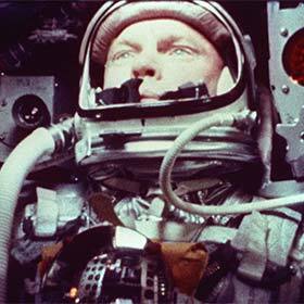 John Glenn, who died on December 8, 2016, was the oldest man to travel in space.