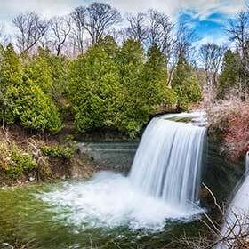The island of Manitoulin in Lake Huron (Great Lakes, North America) is the largest freshwater island in the world.
