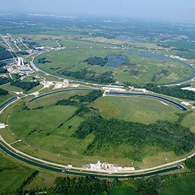 The huge particle accelerator of CERN is located underground on the border between the United States and Canada.