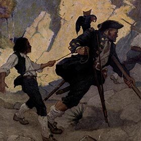 Le pirate Long John Silver a été le quartier maître du célèbre Barbe-Noire.