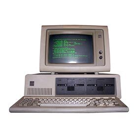L’IBM PC, le premier ordinateur personnel d’IBM, offrait 16 ko de mémoire vive.