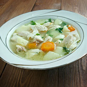 Waterzooi is a dish from Austria.