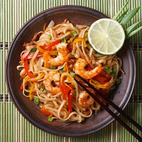 The word “pad” in pad thai means “noodle.”