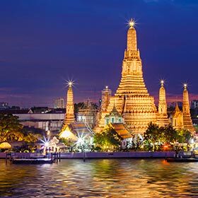 Dans la langue thaï, Bangkok est un nom de 169 caractères.