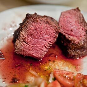 The red juice that comes out of a steak is not blood.