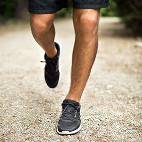 One foot can sweat the equivalent of half a glass of water in one day.