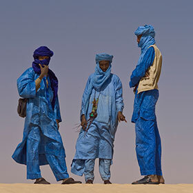 The Tuaregs are Arab nomads.
