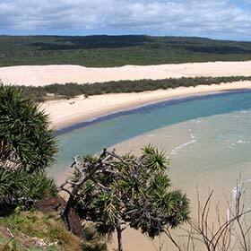 Fraser Island is the largest sand island in the world.