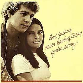 The movie Love Story recounts the love between a rich and a poor student.