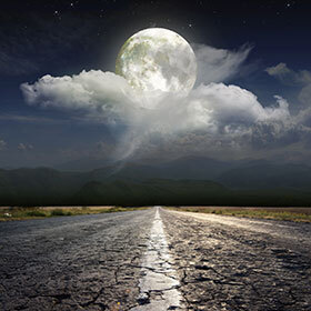At a speed of 60 mph (95 km/h), a car would take six months to get to the Moon.