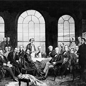 À la naissance de la Confédération en 1867, le Canada comptait 7 provinces.