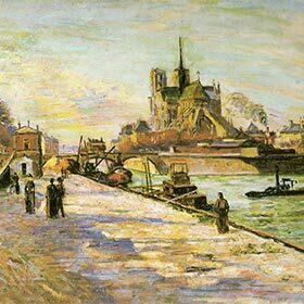 Armand Guillaumin était reconnu pour peindre des scènes urbaines.