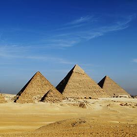 C’est en Égypte que l’on trouve le plus grand nombre de pyramides.