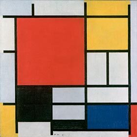 Piet Mondrian was one of the pioneers of abstraction.