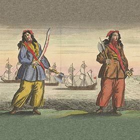 Mary Read and Anne Bonny escaped death because they were pregnant.