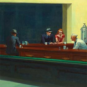 Dans ses toiles, Edward Hopper exprimait surtout sa confiance dans l’avenir.