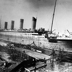At least eight workers died during the construction of the Titanic.