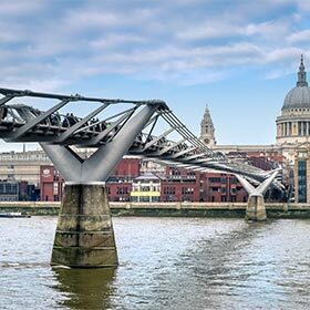 Two days after opening, the Millennium Bridge had to close following safety concerns.
