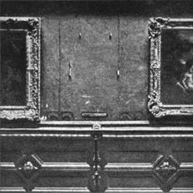 In 1911, the Mona Lisa was stolen from the Louvre.